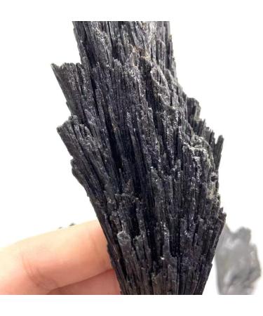 3pc Natural Crystal Stone Black Kyanite for Home Decoration Room Decoration Stone Mineral Specimen - Buy Online on SooperMarket.com