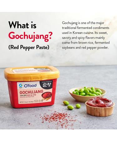 Chung Jung One Hot Pepper Paste Gold (Gochujang) 2.2lb - Medium Hot - No Corn Syrup - Korean Traditional Sunchang Brown Rice Red Pepper Paste - Gochujang 2.2 Pound - Buy Online on SooperMarket.com