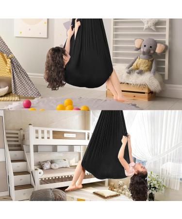 SSIMOO Stretchy Sensory Body SOX | Full-Body Wrap for Autism & Anxiety Relief | Black 150x280cm - Buy Online on SooperMarket.com