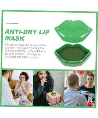 20pcs Lip Mask Set with Blue Headband & Brush - Moisturizing Sleeping Masks for Dry Lips - Hydrating Treatments & Care - Buy Online on SooperMarket.com