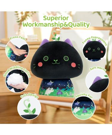 Mewaii 8'' Soft Mint Cat Mushroom Stuffed Animal Plush Pillow Squishy Toy - 8 Inch - Buy Online on SooperMarket.com