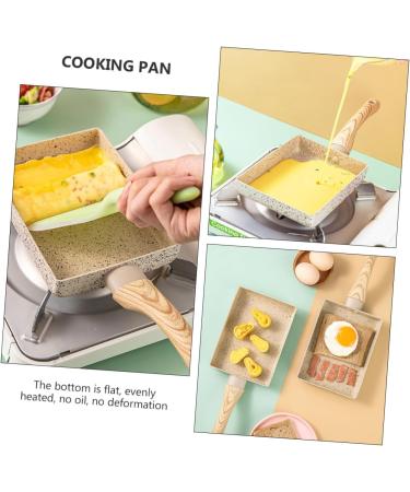 MAGICLULU 2 Pcs Breakfast Pan Nonstick Egg Pan Nonstick Fry Pan Grill Cookware Non Stick Frying Pans Iron Omelette Pan Home Cooking Pan Non Stick Skillet Household Tamagoyaki Aluminum Alloy 36x13x3cmx2pcs Assorted Colorx2pcs - Buy Online on SooperMarket.com