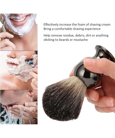 Portable Stainless Steel Shaving Brush (Gun Color) for Men | Premium Beard & Salon Brush - Buy Online on SooperMarket.com