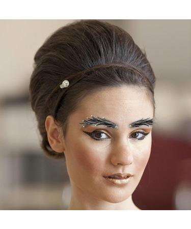 PUCHEN Adhesive Fake Eyebrows - Human Hair Fake Adhesive Handmade Eyebrows - Realistic Crocheted Eyebrows for Halloween Masquerade Costume Cosplay Eyebrows5 - Buy Online on SooperMarket.com
