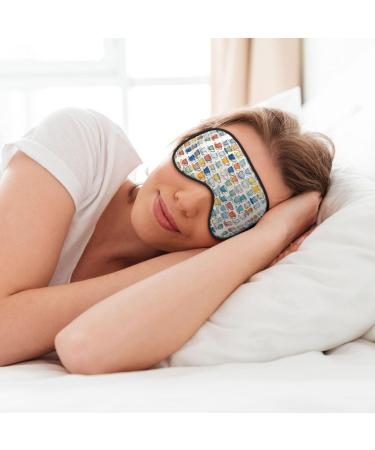 Buy SSIMOO Hand Drawn Teapots & Cups Eye Mask - Soft Breathable Perfect for Travel & Relaxation - International Shipping Available - Buy Online on SooperMarket.com