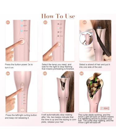 Auto Hair Curler - Effortless Curls for All Hair Types | International Shipping Available - Buy Online on SooperMarket.com