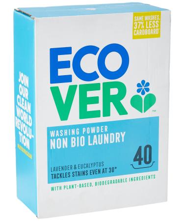 Ecover Non-Bio Washing Powder 40 Washes 3 kg (Pack of 1)