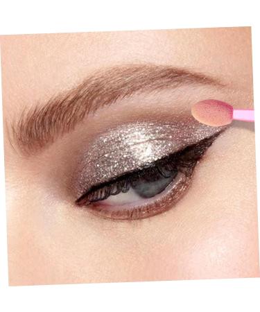 BELLIFFY 100pcs Double Ended Eyeshadow Brush Eye Shadow Sponge Double-ended Eyeshadow Cosmetic Makeup Brush Dual Sides Eyeshadow Eye Shadow Applicator - Buy Online on SooperMarket.com