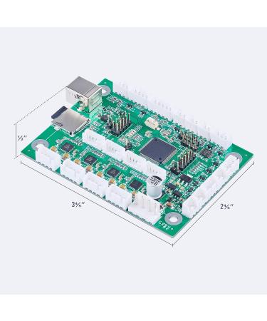 OMTech K40+ Laser Engraver Motherboard Upgrade - Smoothie Mainboard for CNC CO2 Laser Cutter with Rotary Axis Autofocus Support - LightBurn K40 Engraving Replacement Control Board - Buy Online on SooperMarket.com