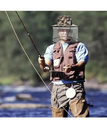 Toatelu Beekeeper Hat with Mosquito Net - 2-Pack Foldable Outdoor Cap for Camping Hiking & Gardening - Buy Online on SooperMarket.com