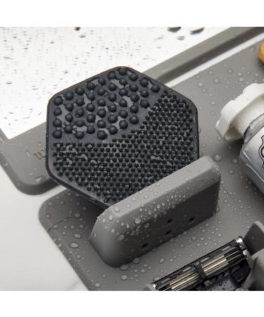 Tooletries Firm Face Scrubber - Silicone Exfoliator Facial Cleansing Brush - Charcoal - Buy Online on SooperMarket.com
