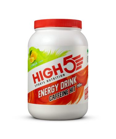 HIGH5 Energy Hydration Drink Caffeine Hit Refreshing Isotonic Mix of Carbohydrates Electrolytes & Caffeine (Citrus 1.4kg) Citrus Caffeine Hit 1.4 kg