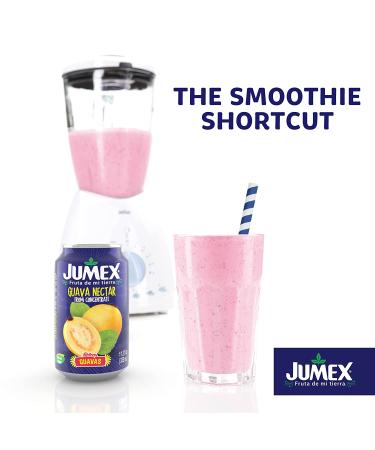 Jumex Guava & Strawberry-Banana Nectar Fridge Pack | 11.3 Fl Oz (Pack of 12) | Recyclable Cans, Non-BPA Lining - Buy Online on SooperMarket.com