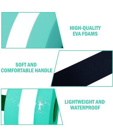 Timoo Aquatic Dumbbells Set - Pool Resistance Water Weights for Aerobics, High-Density EVA-Foam, Cyan (Set of 2) - Buy Online on SooperMarket.com