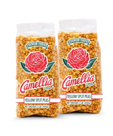 Camellia Brand Dried Yellow Split Peas, 1 Pound (Pack of 2)