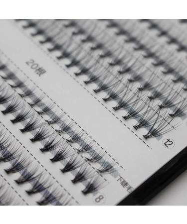 Bodermincer 240pcs C Curl Mixed 10D/20D Cluster Eyelashes - 0.07mm / 0.10mm - Professional Makeup Individual Cluster Eye Lashes - 8mm to 12mm - Best for Professional Makeup Artists - Buy Online on SooperMarket.com