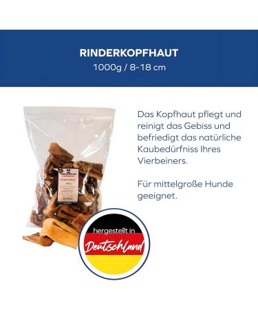 Schwenner Short Beef's Head Dog Snacks - Dried Pet Food for Dental Care | 1000g (1 Pack) | International Shipping - Buy Online on SooperMarket.com