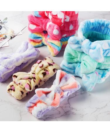 36 Pcs Fluffy Spa Headband Set | Soft Towel Headbands for Skincare & Makeup | Women's Cosmetic Headband for Shower & Spa | Perfect Gift Idea - Buy Online on SooperMarket.com