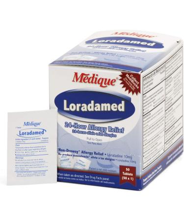 Medique 20350 Loradamed 50 Tablets & Advil Pain Reliever - 100 Tablets, Ibuprofen 200mg for Pain Relief - Buy Online on SooperMarket.com