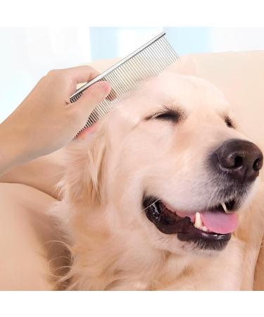 Redreo Stainless Steel Pet Comb for Dogs - Effective Deshedding & Knot Removal Tool for Poodles & All Breeds - Buy Online on SooperMarket.com