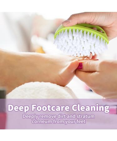 Cobee Hand Nail Brush 2-Pack | Durable Stiff Bristles Nail Cleaner for Men | Deep Cleaning Scrubber (Green & Purple) - International Shipping Available - Buy Online on SooperMarket.com