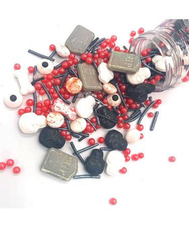 7oz Pumpkin Vampire Sprinkles Halloween Skull Cupcake Topper Decoration - Buy Online on SooperMarket.com