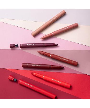 DELISOUL 6 Matte Lip Crayon Set | 2-in-1 Lip Liner and Lipstick | Long Wear Cream-to-Matte Makeup | Smudgeproof & Water-Resistant Lipstick (01) - Buy Online on SooperMarket.com