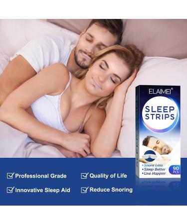 90 PCS Mouth Tape for Sleeping - Anti Snoring Strips for Nasal Breathing - Improve Sleep Quality & Instant Relief - Buy Online on SooperMarket.com
