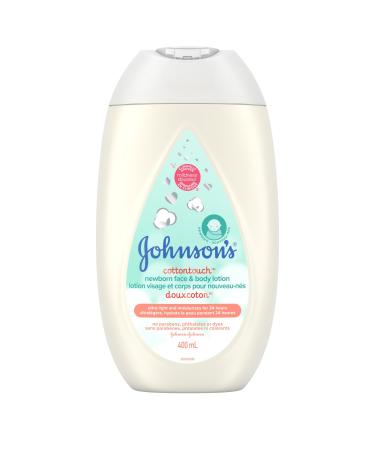 Johnson's Baby newborn face and body lotion cotton touch cream 400ml Lotion 400 ml (Pack of 1)