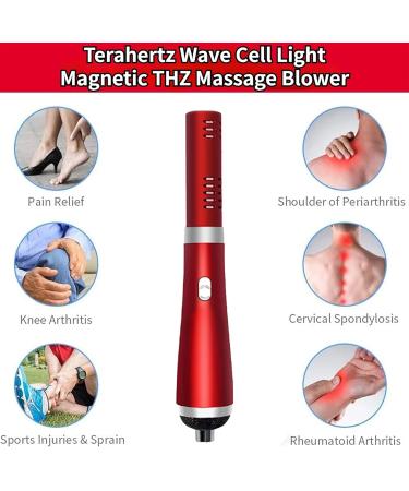 Terahertz Physiotherapy Device Terahertz Wave Physiotherapy Instrument with 2-Speed Temperature Adjustable Promote Cells Regeneration and Relax Muscle for Improve Sleep Eliminate Fatigue - Buy Online on SooperMarket.com