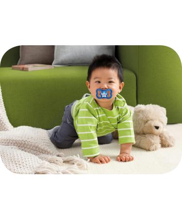 MAM Variety Pack Baby Pacifier - 3 Types for Healthy Oral Development - Boy 6-16 Months - 3 Pack - Buy Online on SooperMarket.com