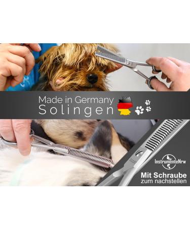 Premium Solingen Effilier Scissors for Dogs & Cats - Thinning Fur Scissors Made in Germany | 15.24 cm Sharp Cut - Buy Online on SooperMarket.com