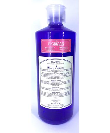 Buy Anti Dandruff & Regenerative Shampoo Ajo y rnica 1L - Florigan Purple | Fast International Shipping - Buy Online on SooperMarket.com
