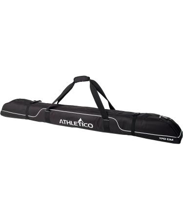 Athletico Diamond Trail Padded Ski Bag - Black 170cm - Single Ski Travel Bag - Buy Online on SooperMarket.com