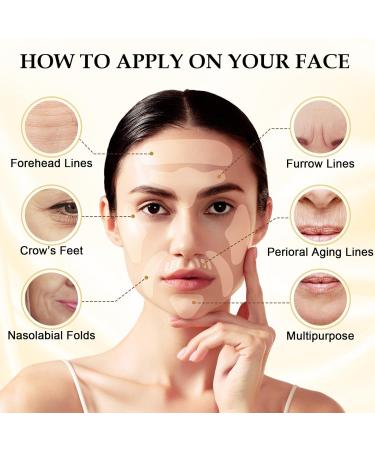 Face Wrinkle Patches - 160 Anti-Wrinkle Patches for Eyes Mouth & Forehead | Overnight Smooth Skin Solution - Buy Online on SooperMarket.com
