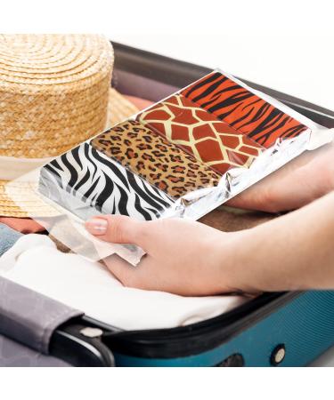 40 Pack Animal Print Pocket Tissues | Jungle Safari Theme | 4 Ply Travel Size | Wild Animal Party Favors | 9 Styles - Buy Online on SooperMarket.com