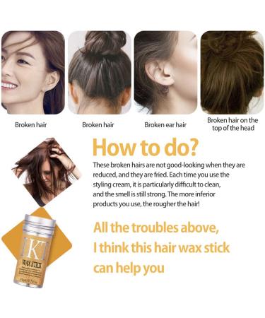 Bilisar Hair Wax Stick - Non-greasy Slick Hair Pomade for Long-lasting, Professional Styling - Portable Broken Hair Shaping Wax - Buy Online on SooperMarket.com