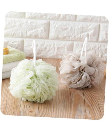 4pcs Body Scrubber Loofah Mesh Bath Balls - Ideal for Adults & Kids | Premium Bath Sponge Pouf for Ultimate Cleansing & Relaxation - Buy Online on SooperMarket.com