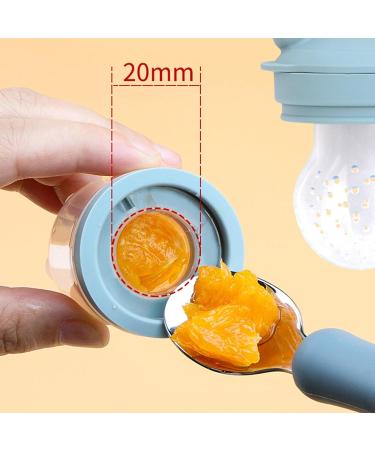 Baby Fruit and Vegetable Pacifier | Silicone Fruit Sucker for Infants | 3-Pack Snuller (Khaki) - Safe & Easy Feeding - Buy Online on SooperMarket.com