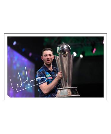 RJR PRINTS Luke Humphries World Darts Signed Photo 6" x 4" Pre-Printed Autograph Gift