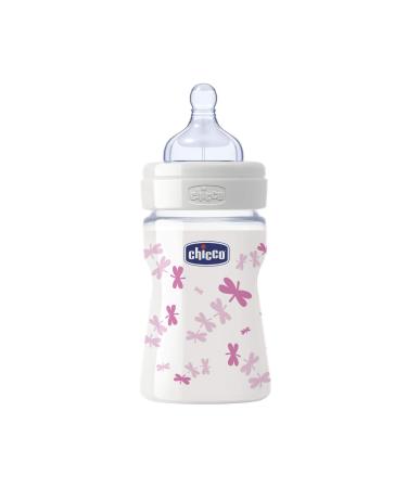 Chicco Baby Bottle and Glass Wellness Model Silicone 150ml + 0Mesi