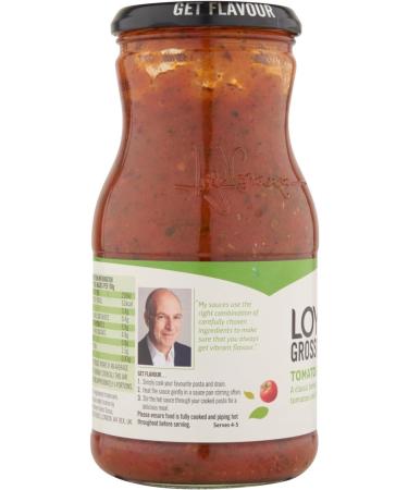 Loyd Grossman Tomato and Basil Cooking Sauce 660g Jar - Authentic Italian Flavors - Buy Online on SooperMarket.com