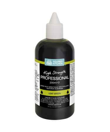 Squires Kitchen Leaf Green Professional Edible Food Colouring Liquid 200ml