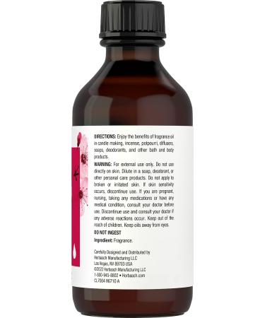 Cherry Blossom Fragrance Oil 4 fl oz | Premium Grade for Diffusers, Candles, Soap Making | Horbaach - Buy Online on SooperMarket.com