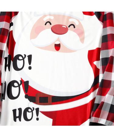 PatPat Family Matching Christmas Pajamas Set - Tree Snowflake Letters Print, Long Sleeve Sleepwear, Xmas Outfits for Kids 6-7 Years - Colorblock - Buy Online on SooperMarket.com