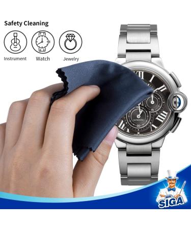 MR.SIGA Premium Microfiber Cleaning Cloths - 6 Pack (6 x 7 inches) for Lens, Eyeglasses, Screens, Tablets & Glasses - Buy Online on SooperMarket.com