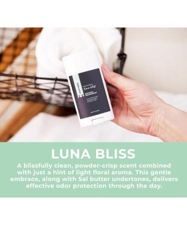 Rustic MAKA Natural Deodorant Luna Bliss Aluminum Free Paraben Free No Baking Soda Deodorant for Women Activated Charcoal + Magnesium Synthetic Fragrance-Free Cruelty-Free - Buy Online on SooperMarket.com