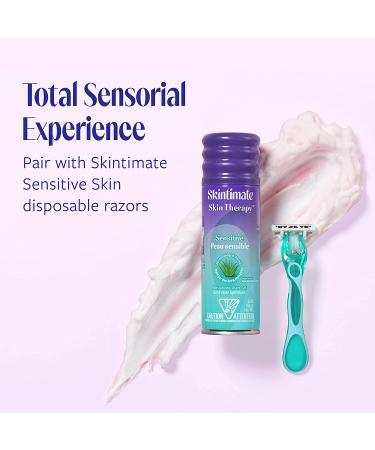 Skintimate Skin Therapy Moisturizing Shave Gel for Women - Vitamin E, Aloe & Olive Butter - 7 oz (Pack of 6) | Sensitive Skin Formula - Buy Online on SooperMarket.com