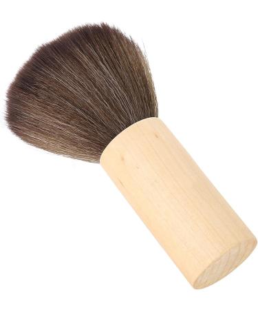 Demeras Barber Neck Duster Tool 15x6x4 Barber Cleaning Wood Handle Hair Sweep Brush Hairdressing Neck Face Duster Tool - Buy Online on SooperMarket.com