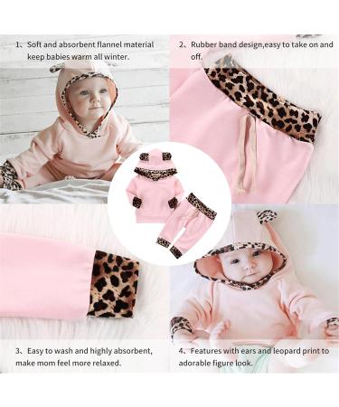 TMEOG Baby Hooded Sweatshirt and Pants Set - Pink, 6-12 Months - Buy Online on SooperMarket.com